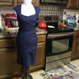 White house/ Black market NWOT navy bandage dress